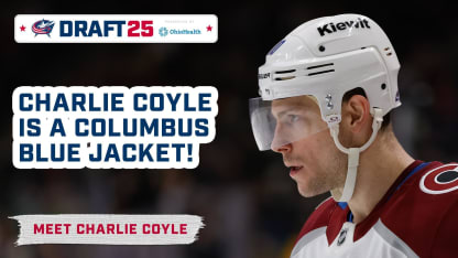 Charlie Coyle is PUMPED to be a Columbus Blue Jacket!
