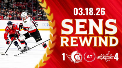 Sens Unable to Battle Back Against Capitals 