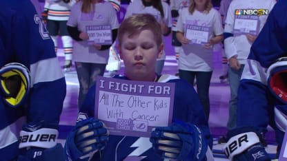 Lightning celebrate HFC night