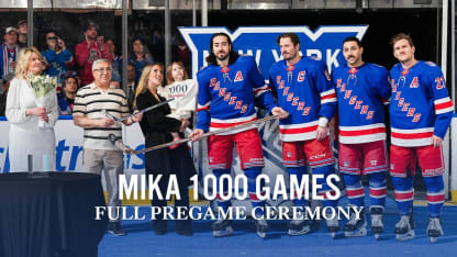 Mika Zibanejad 1000: Pregame Ceremony