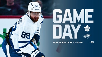 GAME DAY vs MINNESOTA - Mar. 15, 2026