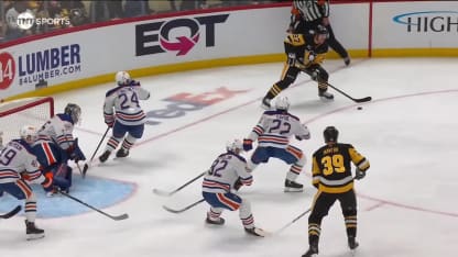 EDM@PIT: Karlsson scores PPG against Tristan Jarry