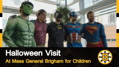 Bruins visit Mass General Brigham for Children