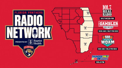 Florida Panthers Announce 2025 Stanley Cup Playoffs Radio Network Presented by Baptist Health