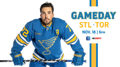 Blues begin 5-game road trip in Toronto