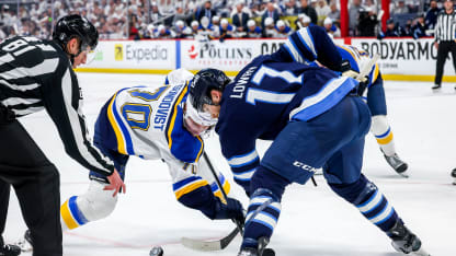 Jets 3, Blues 3