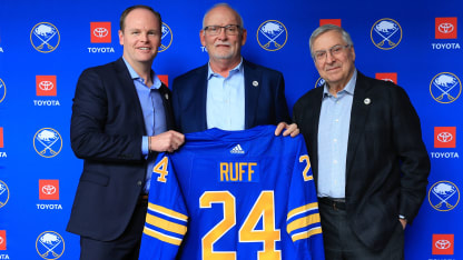 Lindy Ruff ready to help Buffalo Sabres end playoff drought in 2nd stint as coach