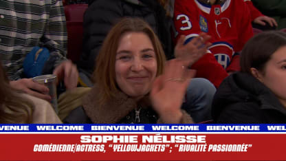 Sophie Nélisse à un match du Tricolore