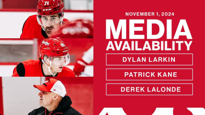  Dylan Larkin, Patrick Kane, Derek Lalonde Media 