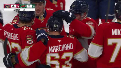 FLA at MIN: Marchand wins it in OT