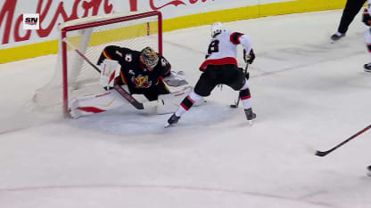 OTT@CGY: Cooley with a great save against Tim Stutzle