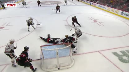 Mikheyev's second goal of the game