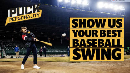 Puck Personality: Show Us Your Best Baseball Swing