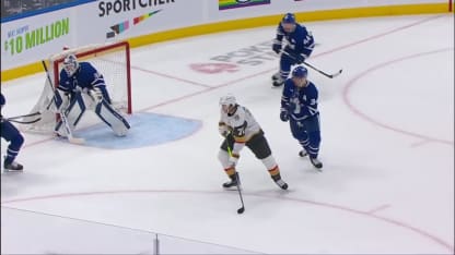 VGK@TOR: Karlsson scores goal against Ilya Samsonov