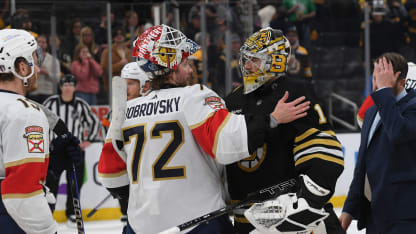 Panthers, Bruins shake hands
