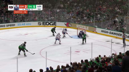 EDM@DAL: Jarry with a great save against Tyler Myers