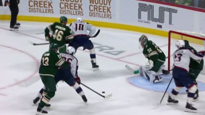 CBJ@MIN: Marchenko scores goal against Filip Gustavsson