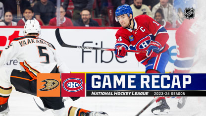 Anaheim Ducks Montreal Canadiens game recap February 13