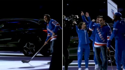 Rangers fan hits long shot, wins new car at home opener