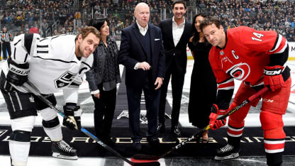 Caroll Puck Drop LA Kings