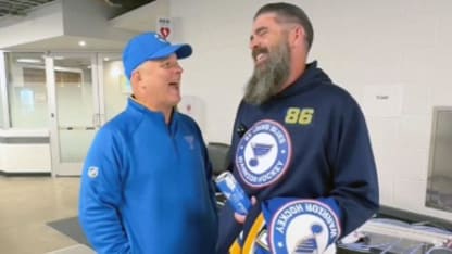 Warrior hockey player attends practice