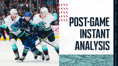 post game instant analysis by the number seattle kraken at vancouver canucks