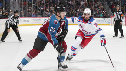Nathan MacKinnon New York Rangers 2019 January 4