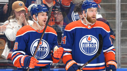 Oilers : Ekholm et Hyman quittent le match face aux Sharks