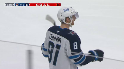 Kyle Connor with ENG vs. Boston Bruins