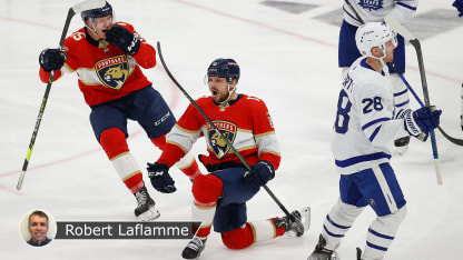 Reinhart OT goal game 3 badge Laflamme