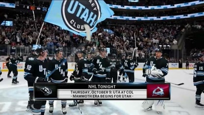 NHL Tonight: Utah Mammoth's first game