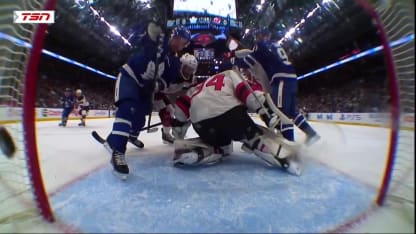 NJD@TOR: Tavares scores goal against Jake Allen
