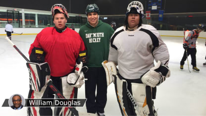 Buffalo coaching Indigenous goalies with badge