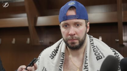 Nikita Kucherov | Postgame at Edmonton Oilers