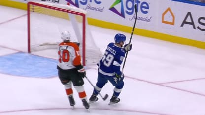 PHI@TBL: Guentzel scores empty-net goal
