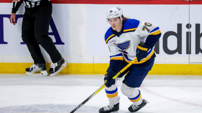 St Louis Blues Oskar Sundqvist närmar sig säsongsdebut