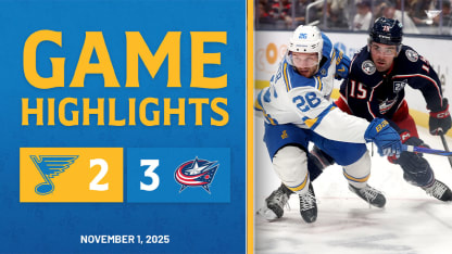 Highlights: CBJ 3, STL 2