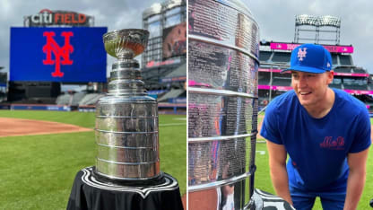 Stanley Cup visits New York Mets Citi Field