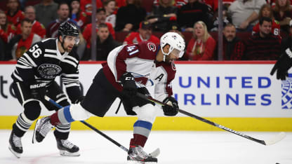 Pierre-Edouard Bellemare Chicago Blackhawks United Center 29 November 2019