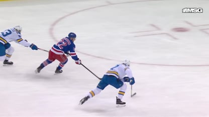 STL@NYR: Trocheck scores goal against Joel Hofer