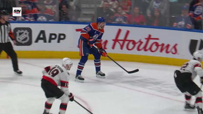 OTT@EDM: Draisaitl scores goal against Linus Ullmark