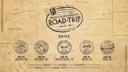 Vegas Golden Knights Announce 2024 VGK Road Trip