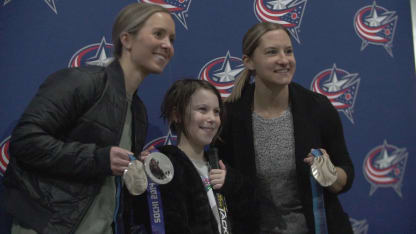 kelli stack lisa chesson help blue jackets grow girls hockey