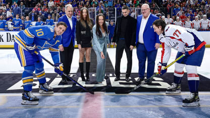 Hall of Famers drop the puck