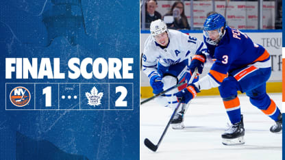 The Skinny: Maple Leafs 2, Islanders 1