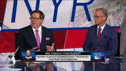 NHL Tonight: Rangers sign Gavrikov, deal K'Andre Miller