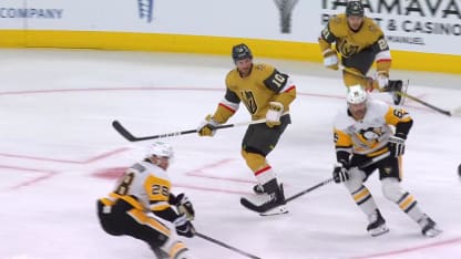 PIT@VGK: Sissons scores goal against Arturs Silovs
