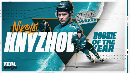 Sharks Awards Rookie Of The Year Knyzhov