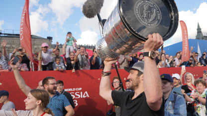 Alex Ovechkin surprised moscovities at Red Square