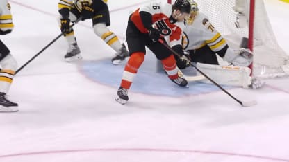 BOS@PHI: Korpisalo with a great save against Travis Sanheim